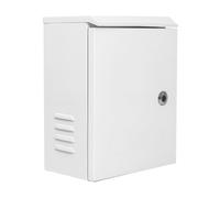 Global BACULO-CAJA-SH-41-BLANCO DISTRIBUTION BOX. Caja de acero 300x400x180 para báculos de 3.5m y 4.5m. Color blanco