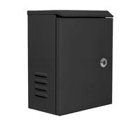 Global BACULO-CAJA-SH-41-NEGRO DISTRIBUTION BOX. Caja de acero 300x400x180 para báculos de 3.5m y 4.5m. Color negro