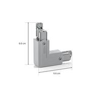 GLOBAL Conector de esquina Noa protector interior, gris