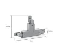 GLOBAL Conector T Noa protector interior derecha, gris