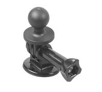 Global - Enlace de montaje esférico de 17 mm para trípodes de cámara, estacas de autorretrato, transmisión en vivo, ABS, cambio de edificio, junta esférica giratoria