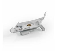 GLOBAL Fijación de techo de riel trifásico Noa, blanco