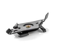 GLOBAL Fijación de techo de riel trifásico Noa, negro