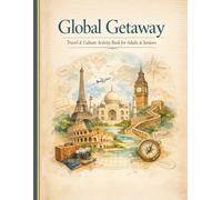 Global Getaway Travel & Culture Activity Book for Adults & Seniors: Word Search Puzzles & Landmark Coloring Pages