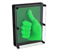 Global Gizmos 48109 - Juguete de impresión artística Que Brilla en la Oscuridad, Ideal para el hogar y la Oficina, Regalo Divertido en 3D, Escultura de Escritorio, Juego Retro clásico, 18 cm x 13 cm