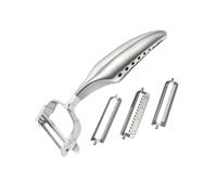 Global GS-94 3-Way Vegetable Peeler with 4 blades