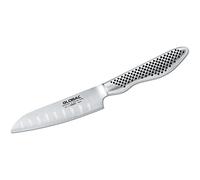 Global Knives GS-57 Cuchillo Santoku estriado con hoja de 11 cm, acero inoxidable CROMOVA 18