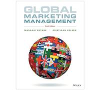 Global Marketing Management 6th edition by Kotabe, Masaaki (Mike), Helsen, Kristiaan (2014) Paperback