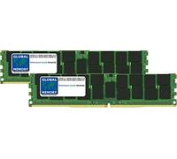 GLOBAL MEMORY 128GB (2 x 64GB) DDR4 2666MHz PC4-21300 288-PIN ECC REGISTRADO Load Reduced DIMM (LRDIMM) Memoria RAM Kit para SERVIDORES/Estaciones DE Trabajo/Placas Base