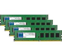 GLOBAL MEMORY 16GB (4 x 4GB) DDR4 2666MHz PC4-21300 288-PIN DIMM Memoria RAM Kit para Ordenadores DE SOBREMESA/Placas Base