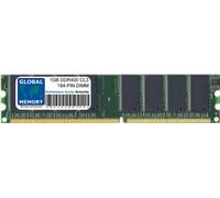 GLOBAL MEMORY 1GB DDR 400MHz PC3200 184-PIN DIMM Memoria RAM para iMac G5 & POWERMAC G5
