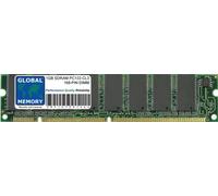 GLOBAL MEMORY 1GB PC133 133MHz 168-PIN SDRAM DIMM Memoria RAM para Roland Fantom XA/XR / G6 / X6 / G7 / X7 / G8 / X8