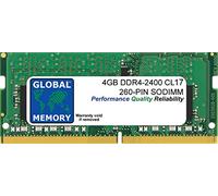 GLOBAL MEMORY 4GB DDR4 2400MHz PC4-19200 260-PIN SODIMM Memoria RAM para Intel 27 Pulgadas Retina 5K iMac (2017)