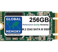 GLOBAL MEMORY Unidad de estado sólido SSD M.2 2242 NGFF SATA 3 de 256 GB para ordenadores portátiles, escritorios, servidores, estaciones de trabajo, placas madre