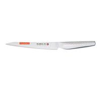 Global Ni Range Cromova 18 - Cuchillo flexible para empalmar y deshuesar (18 cm, acero inoxidable)