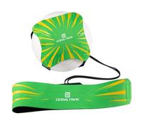 Global Park Fútbol/Voleibol/Rugby Kick Throw Trainer Solo Practice Training Habilidades de Control de Ayuda Cinturón de Cintura Ajustable para niños Adultos (Verde)