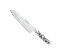 Global Santoku Fluted 71G80- Cuchillo cortador, 18 cm, cuchilla de acero inoxidable CROMOVA 18