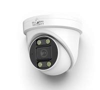 GLOBAL SEGURITY Cámara domo IP PoE 4K 8MP GSS Elite | Sensor IMX415, IA Detección humana, Smart Dual Light Color, lente 2,8 mm/3,6 mm, carcasa híbrida