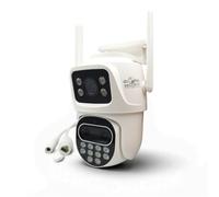 GLOBAL SEGURITY Cámara Wi-FI Tres lentes GSS Ultra Combo: Zoom Híbrido 8X Motorizado e IA iCSee