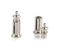 GLOBAL Set de montaje en techo de riel trifásico, níquel