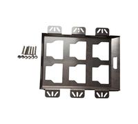 Global Set - Placa de montaje para caja de camión, particiones de vehículos, lugares de trabajo, planificador fuerte sin óxido con placa de montaje abarcada por hardware, organización de