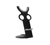 Global - Soporte para secador de pelo compatible con varios modelos, construcción de hierro fuerte, herramientas de negación para uso doméstico, fácil de instalar, soporte para secador de pelo