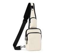 Global Travel Sling Bag - Bolsa de nailon antirrobo | Forro antirrobo, diseño con cerradura, bolsillo trasero oculto, senderismo, trabajo, deportes, mochila de nailon ligero, 1 L