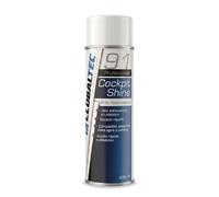 GLOBALTEC PROFESSIONAL Abrillantador Salpicadero Coche Sin Siliconas - Limpiador y Renovador de Plásticos Interiores, Antipolvo, Acabado Profesional - Spray 500 ml