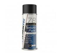 GLOBALTEC PROFESSIONAL Pintura Negra Texturizada Spray 400 ml - Acabado Rugoso Antirayos UV para Parachoques, Plásticos y Metal - Secado Rápido, Anticorrosión y Adherencia Extrema sin Imprimación