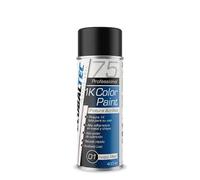Globaltec Spray Pintura Acrílica 1K Profesional, Negro Mate (400ml), Alta Adherencia en Metal y Chapa, Secado Rápido y Gran Poder de Cobertura, Ideal para Coche, Llantas, Moto, Plástico y Bricolaje
