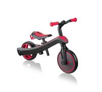 Globber Explorer Trike 2 en 1 - Triciclo y Bicicleta de Equilibrio para niños de 24 Meses a 5 años, Rojo.