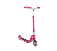 Globber Flow Plegable 125 - Patinete de 2 Ruedas Plegable para niños y Adolescentes a Partir de 5 años, Rosa Fucsia.
