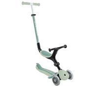 Globber GO•UP Active Eco - Patinete escalable de 3 Ruedas con Asiento, para niños de 15 Meses a 6 años, Verde