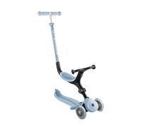 Globber GO•UP Active Eco - Patinete escalable de 3 Ruedas con Asiento, para niños de 15 Meses a 6 años, Azul Cielo