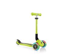 Globber Junior Foldable Lights Scooter, Juventud Unisex