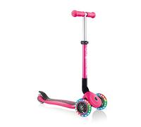 Globber Junior Foldable Lights Scooter, Juventud Unisex