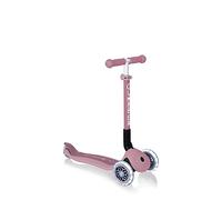 Globber Junior plegable ECOlogic - Patinete de 3 ruedas para niños a partir de 2 años - Plegable con asas ajustables - Ruedas LED - 2 años de garantía (bayas)