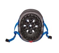 Globber - KIDS HELMET XS / S - Casco de protección con impresión para niños y jóvenes , Azul marino - Racing