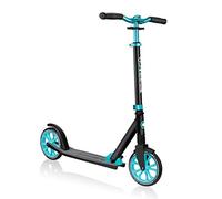 Globber - NL 205 - Patinete plegable de 2 ruedas con suspensión para niños de 8 años + , Verde Azulado