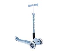 GLOBBER Primo Foldable Lights Eco Roller - Patinete infantil a partir de 3 años - Patinete 120/80 mm - ABEC 5 - Ruedas LED de 3 ruedas - Altura regulable - Arándano