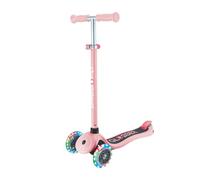 Globber Primo Lights - Patinete de 3 Ruedas para niños de 3 a 7 años, Rosa Pastel
