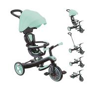 Globber - Triciclo Explorer 4 en 1 - Triciclo evolutivo y draisiano para niños pequeños de 10 Meses a 5 años, Verde Menta