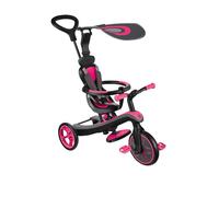 Globber Triciclo y draisía Todo en uno, Trike Explorer 4 en 1, Rosa (VEGB0000632-110)