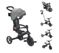 Globber Tricycle Explorer 4 en 1 - Triciclo Plegable y escalable en draisiana para niños de 10 Meses a 5 años
