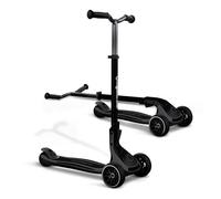 Globber - ULTIMUM - Patinete plegable de 3 ruedas para niños, adolescentes y adultos , Gris carbón