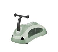 GLOBBER Walk N' ROLL Eco 2 en 1 - Andador y coche antideslizante, ruedas EVA, plástico sostenible con fibras de paja, convertible 2 en 1, color pistacho