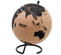 Globe 6579 - Globo Terráqueo de Corcho Natural (Diámetro 15 cm) Idea Regalo Viajes