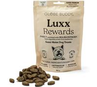 Globe Buddy Luxx Rewards 150g - Snacks Hipoalergénicos para Perros sin Cereales con Proteína de Insectos, Apoyo a la Movilidad e Inmunidad, Premios Super Premium para Entrenamiento