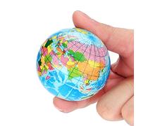 Globe Earth Map Stress Planet Foam World Toy (B, One Size)