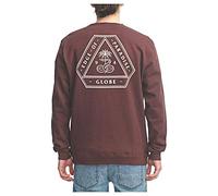 Globe Edge of Paradise Crew Sudadera, Unisex Adulto, Oxblood, XS